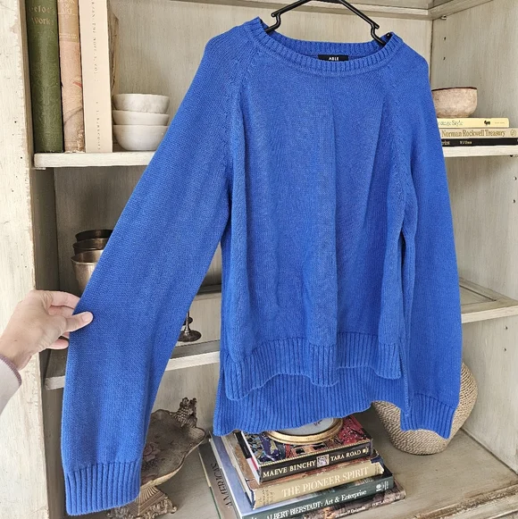 ABLE Fisherman Organic Cotton Knit Pullover Sweater - Picture 4 of 8